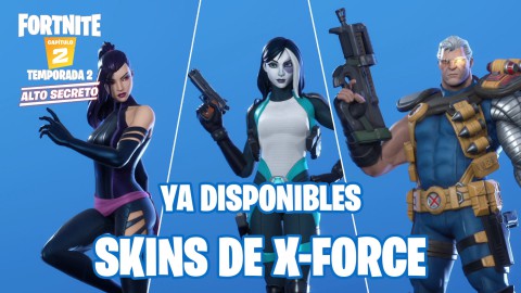 Fortnite - Skins de X-Force: ya disponibles Cable, Psylocke y Domino