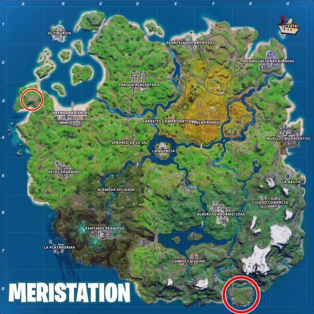 fortnite capitulo 2 temporada 2 desafios dominacion de la ubicacion desafio destruye gnomos en acampamiento abadejo o fortin ruinoso
