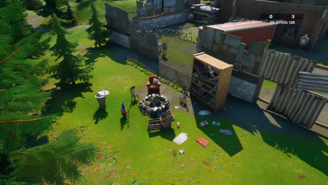fortnite capitulo 2 temporada 2 desafios dominacion de la ubicacion desafio destruye gnomos en acampamiento abadejo o fortin ruinoso