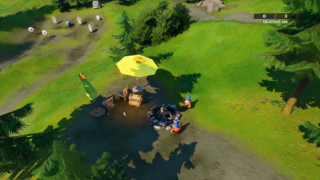 fortnite capitulo 2 temporada 2 desafios dominacion de la ubicacion desafio destruye gnomos en acampamiento abadejo o fortin ruinoso