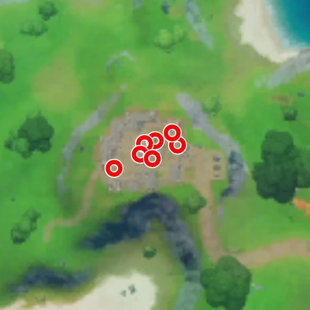 fortnite capitulo 2 temporada 2 desafios dominacion de la ubicacion desafio destruye gnomos en acampamiento abadejo o fortin ruinoso