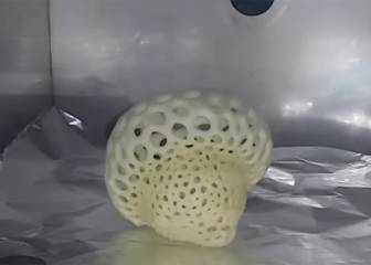 Crean una esponja imprimible en 3D capaz de expandirse