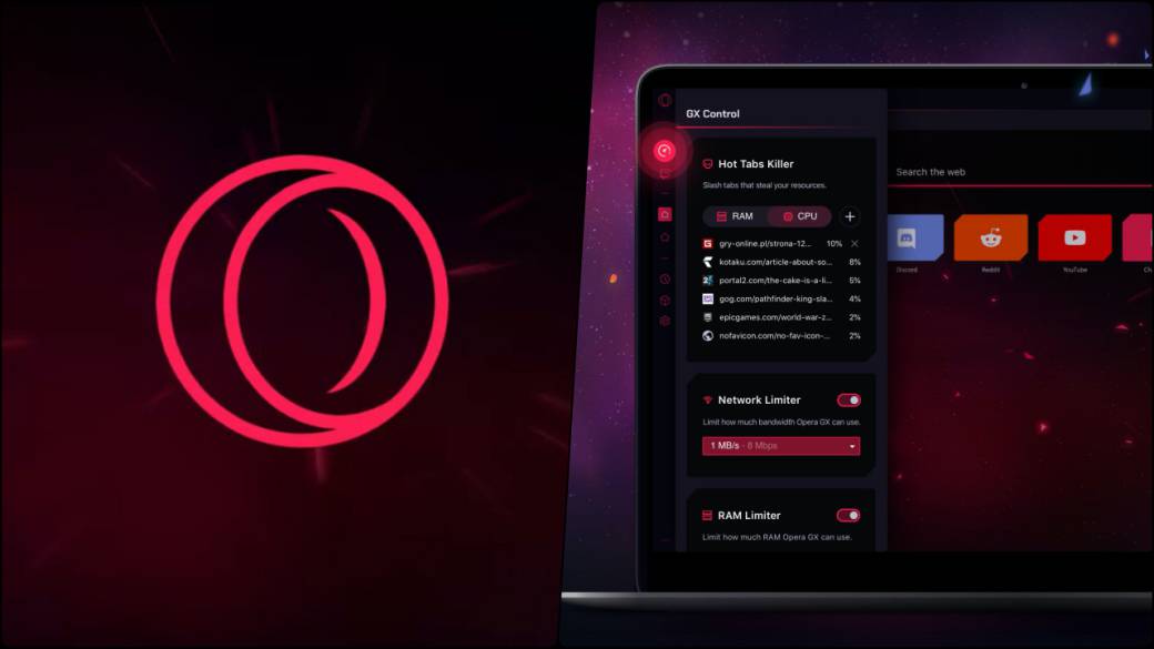Opera GX, el navegador para jugadores de videojuegos, integra nuevas  funciones - MeriStation