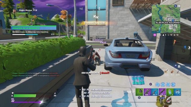 fortnite capitulo 2 temporada 3 desafios semana 2 desafio eliminaciones en albercas adormecidas