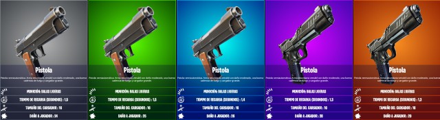 fortnite capitulo 2 temporada 3 todas las armas
