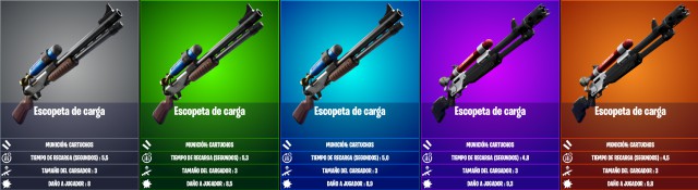 fortnite capitulo 2 temporada 3 todas las armas