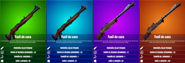 fortnite capitulo 2 temporada 3 todas las armas