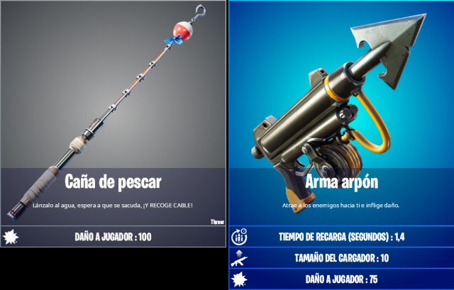fortnite capitulo 2 temporada 3 todas las armas