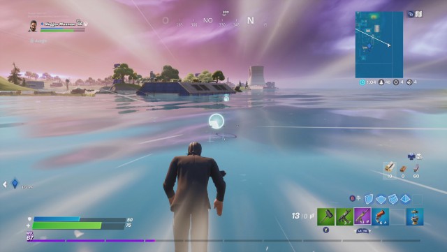 fortnite capitulo 2 temporada 3 desafios aquaman desafio completa la prueba contrarreloj de natacion en muelles mugrientos
