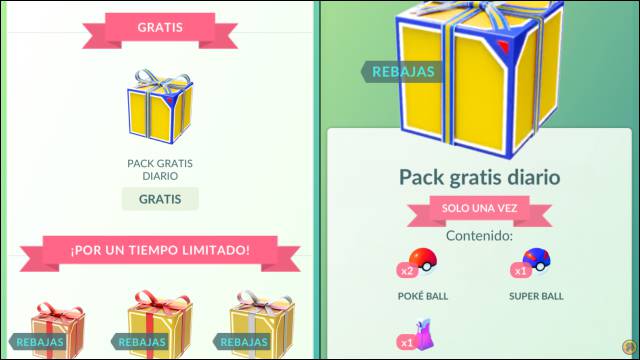 Pokémon GO Pack Gratis Diario