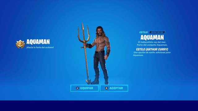 fortnite capitulo 2 temporada 3 desafios semana 5 desafio lanzate de cabeza desde la cascada de barranco bello mientras llevas el traje de aquaman