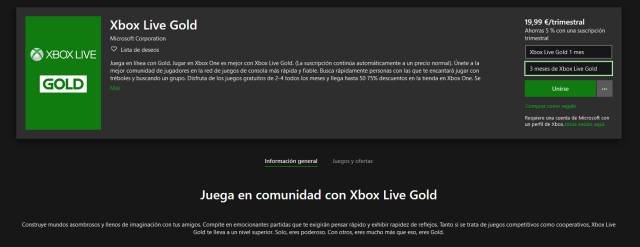 xbox gold annual subscription