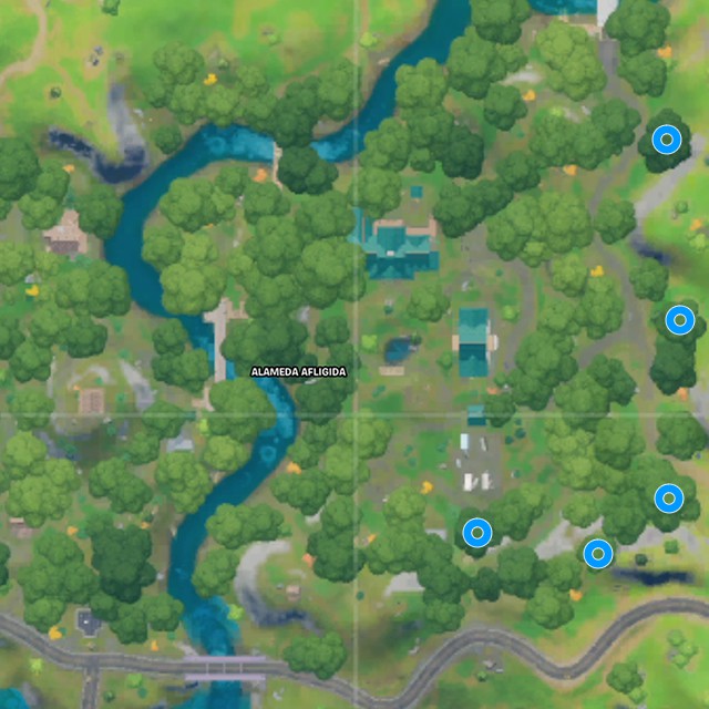 fortnite capitulo 2 temporada 3 desafios semana 7 desafio reune circulos flotantes en alameda afligida