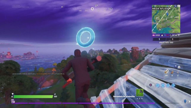 fortnite capitulo 2 temporada 3 desafios semana 7 desafio reune circulos flotantes en alameda afligida