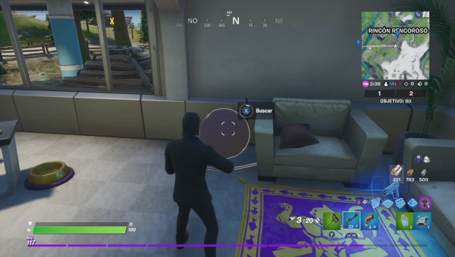 fortnite capitulo 2 temporada 3 desafios semana 7 desafio encuentra ovillos en rincon rencoroso