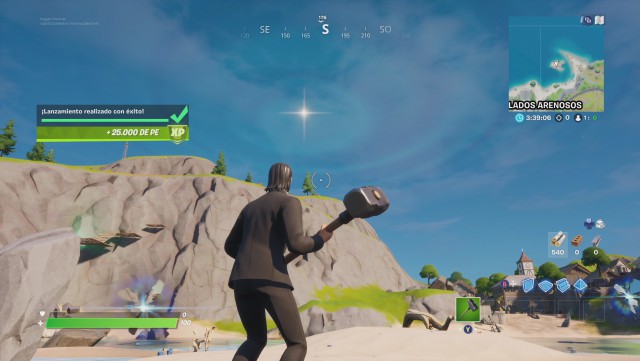 fortnite capitulo 2 temporada 3 desafios secretos astronauta antiguo nave espacial partes ubicacion