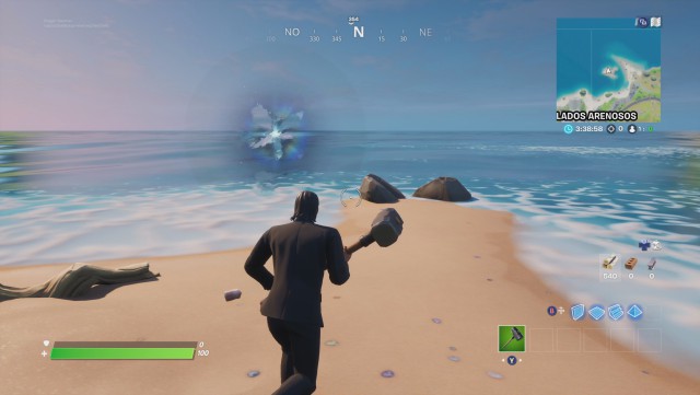 fortnite capitulo 2 temporada 3 desafios secretos astronauta antiguo nave espacial partes ubicacion