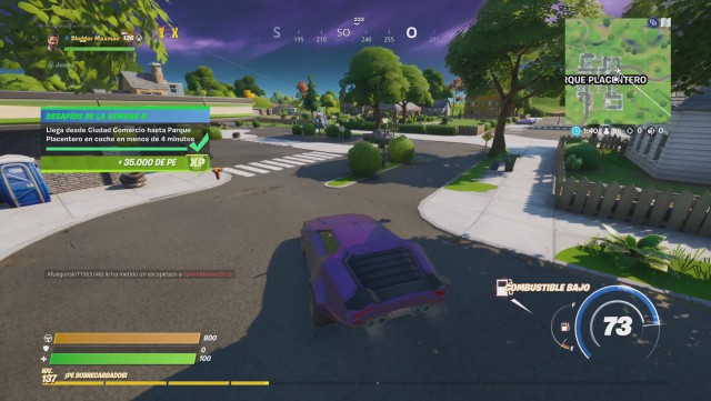 fortnite capitulo 2 temporada 3 desafios semana 8 desafio inflige daño a oponentes desde el interior de un vehiculo