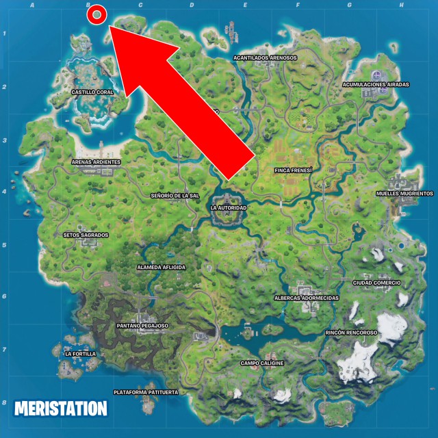 fortnite capitulo 2 temporada 3 desafio secreto la edad nuclear colegas coral