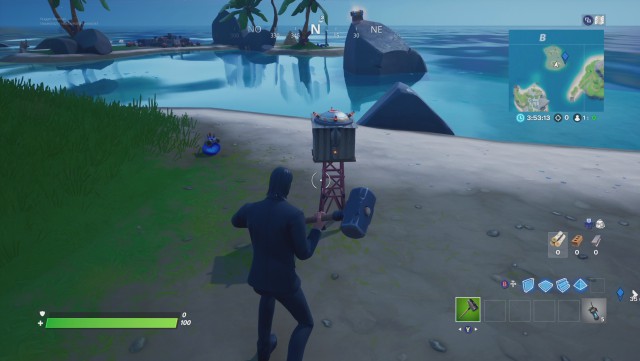 fortnite capitulo 2 temporada 3 desafio secreto la edad nuclear colegas coral
