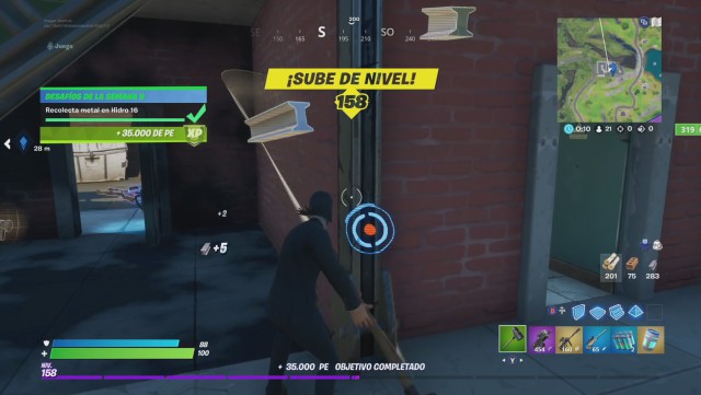 fortnite capitulo 2 temporada 3 desafios semana 9 desafio recolecta metal en hidro 16