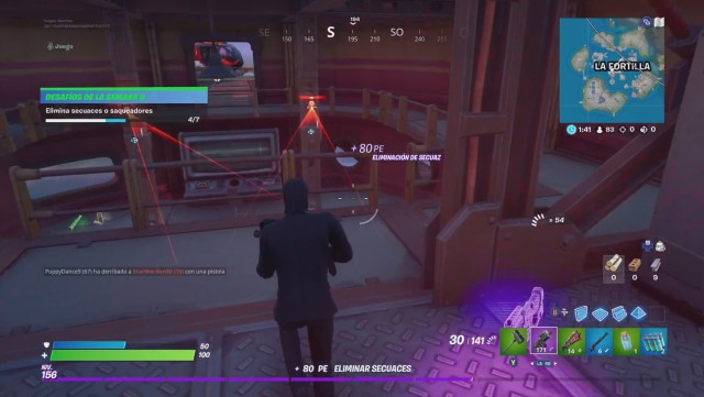 fortnite capitulo 2 temporada 3 desafios semana 9 elimina secuaces o saqueadores