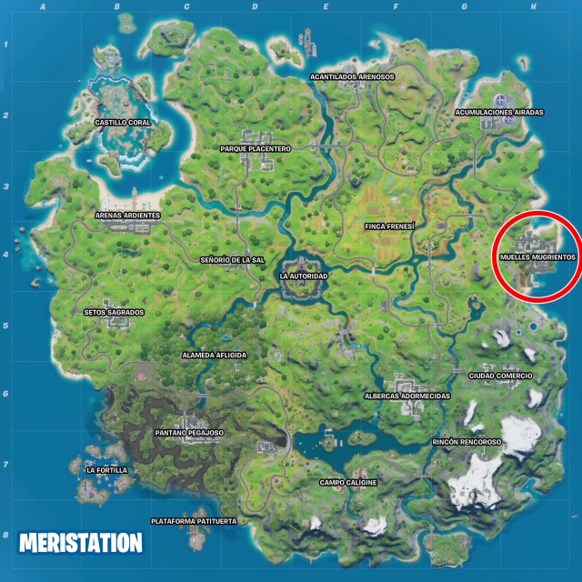 fortnite capitulo 2 temporada 3 desafios semana 10 desafio destroza contenedores de carga en muelles mugrientos