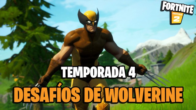 fortnite capitulo 2 temporada 4 desafios wolverine