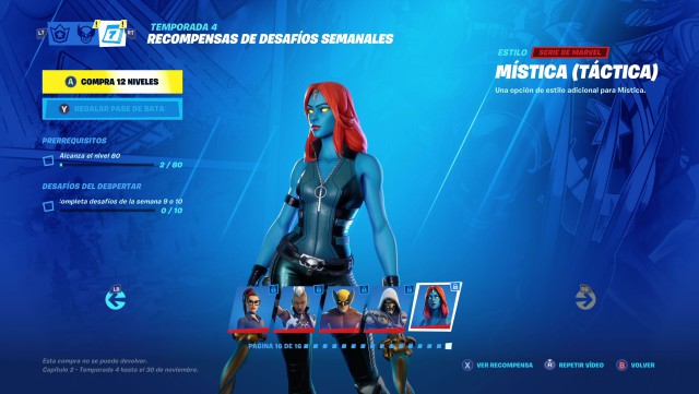 fortnite capitulo 2 temporada 4 todos los desafios mistica
