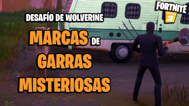 fortnite capitulo 2 temporada 4 desafios wolverine desafio investiga las marcas de garras misteriosas