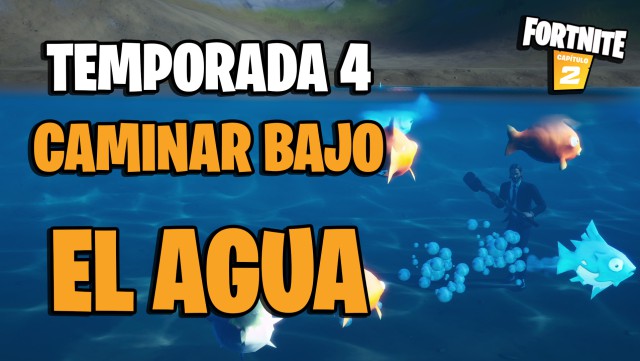 fortnite capitulo 2 temporada 4 trucos bugs caminar bajo el agua