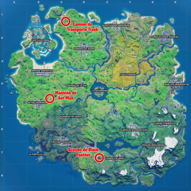 fortnite capitulo 2 temporada 4 cambios mapa acecho black panther monumento