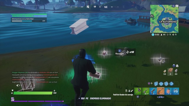 fortnite capitulo 2 temporada 4 desafios semana 2 desafio eliminaciones en la autoridad