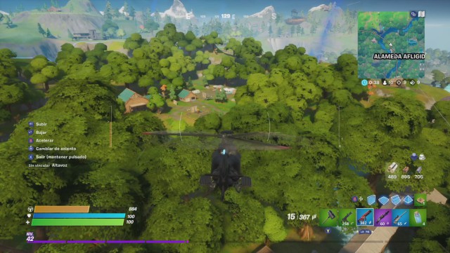 fortnite capitulo 2 temporada 4 helicopteros choppa ubicacion donde estan