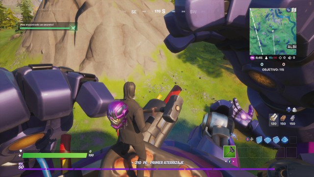 fortnite capitulo 2 temporada 4 desafio secreto trofeo wolverine cabeza sentinel estilo adicional