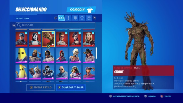 fortnite capitulo 2 temporada 4 desafios del despertar groot desafio usa un gesto como groot en un monumento a la amistad