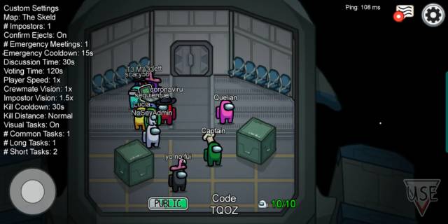 Among Us, juego cruzado, crossplay