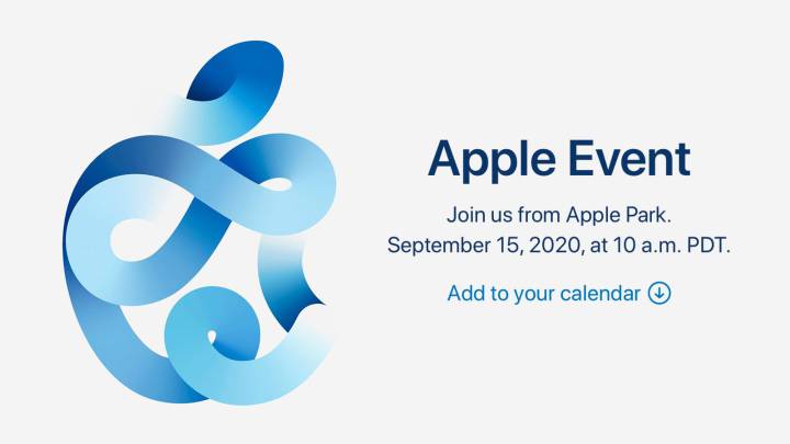 Apple Keynote septiembre 2020 hora y cómo ver online