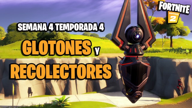 fortnite capitulo 2 temporada 4 desafios semana 4 desafio glotones recolectores