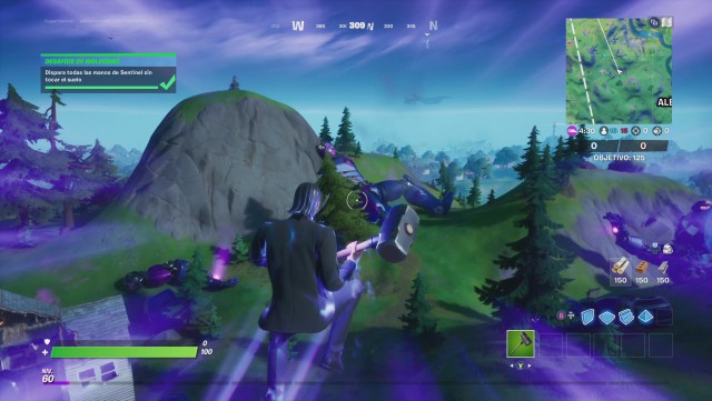 fortnite capitulo 2 temporada 4 desafios wolverine desafio dispara todas las manos de sentinel sin tocar el suelo