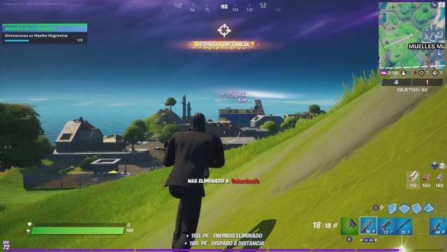 fortnite capitulo 2 temporada 4 desafios semana 5 desafio eliminaciones en muelles mugrientos