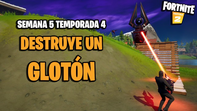 fortnite capitulo 2 temporada 4 desafios semana 5 desafio destruye glotones