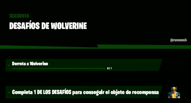 fortnite capitulo 2 temporada 4 desafios filtrados semana 6 wolverine