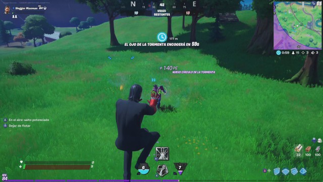 fortnite capitulo 2 temporada 4 desafios semana 6 desafio inflige daño tras desplazar a un oponente con onda de choque cinetica de black panther