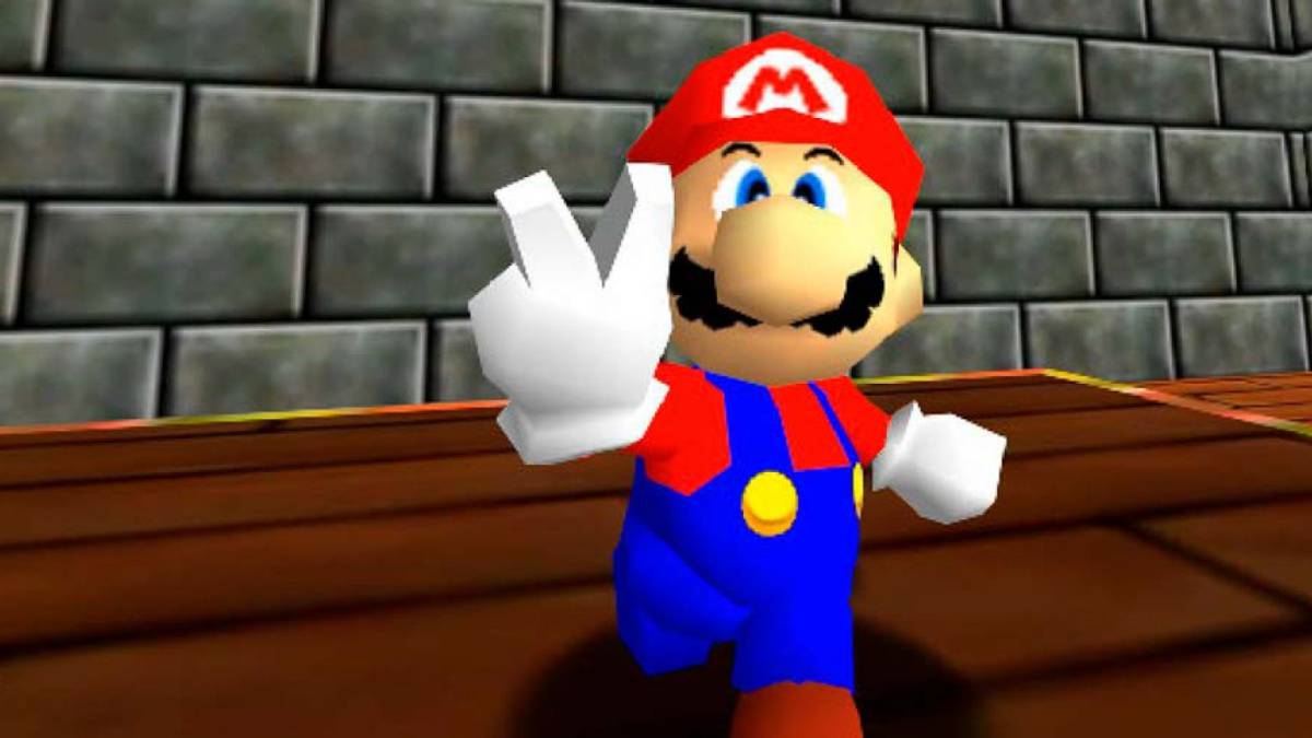 Mario 64 stair glitch