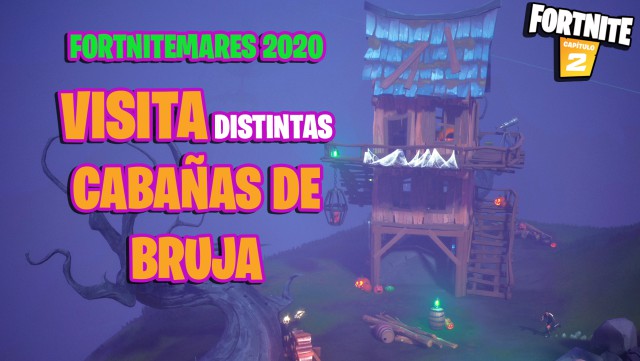 fortnite capitulo 2 temporada 4 fortnitemares 2020 desafios pesadilla antes de la tempestad la venganza de midas desafio visita distintas cabañas de bruja