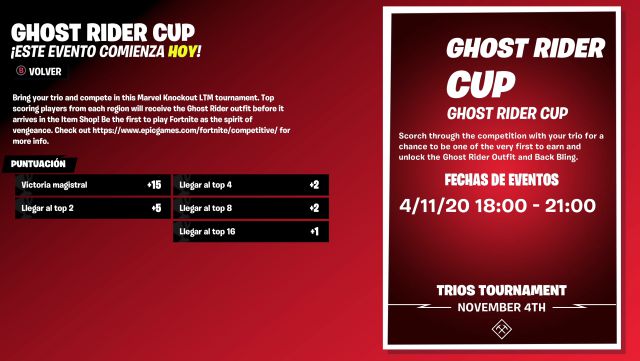 fortnite episode 2 season 4 marvel knockout tv ghost rider cup ghost rider skin free