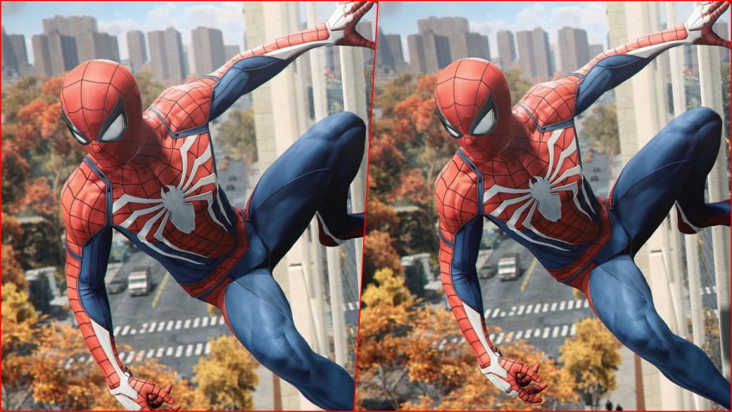 Marvel’s SpiderMan Comparativa gráfica PS5 vs PS4 ray