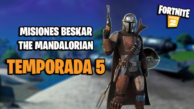 fortnite chapter 2 season 5 challenges beskar the mandalorian