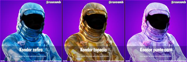 fortnite temporada 5 skins estilos zafiro topacio punto cero